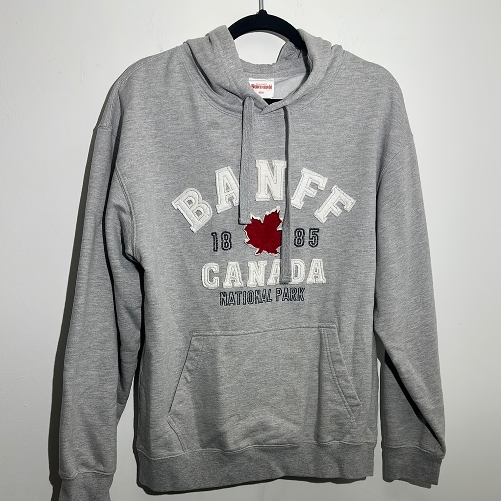 Gray Danger Cove Graphic Hoodie Sweatshirt